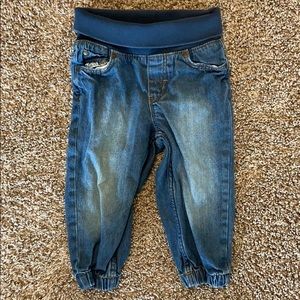 9-12 months pull on h&m denim jeans